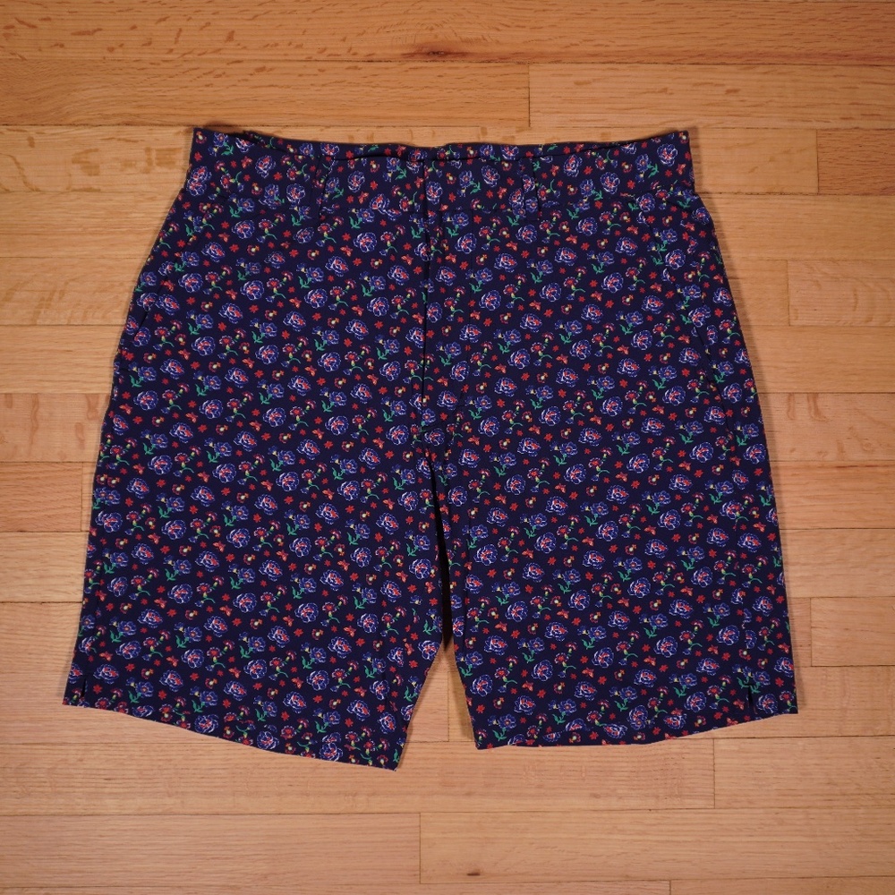 Polo Golf Ralph Lauren Blue Floral Golf Swim Shorts Size 32 Brand New